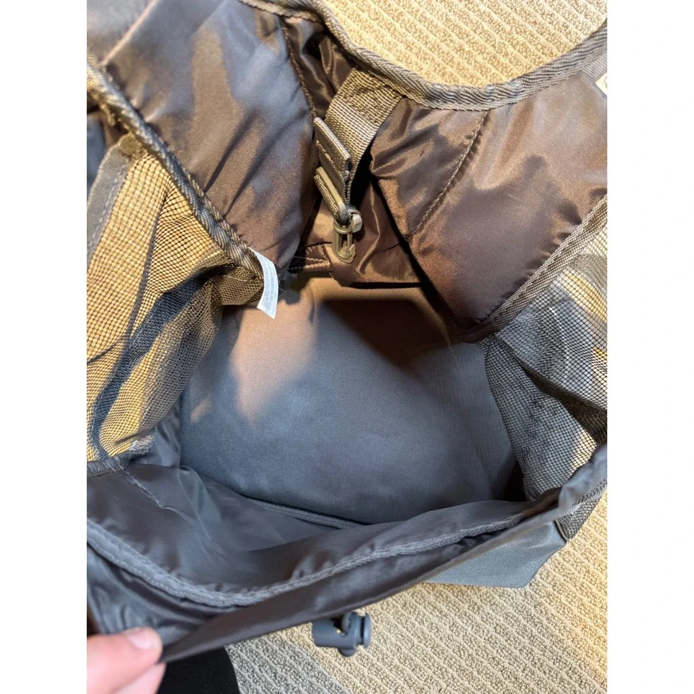 Outward Hound‎ Dog Carrier Backpack Gray Mesh Pet Travel Bag Adjustable Medium